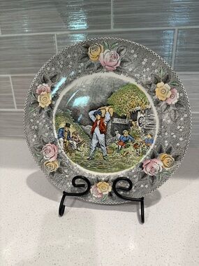 Adams Husking decorative plate